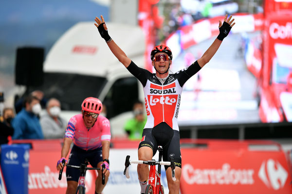 Wellens wins Vuelta a España stage 14