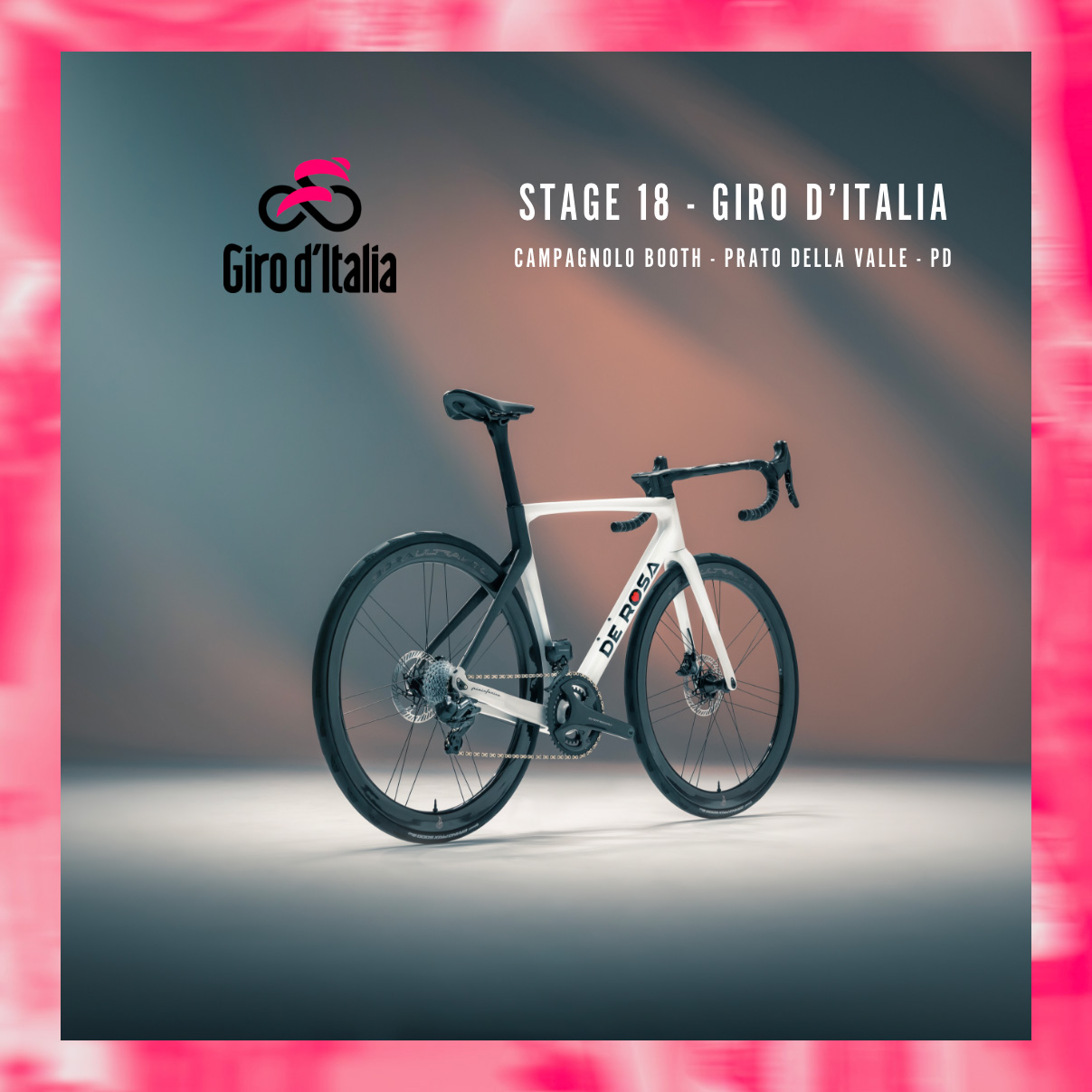 CAMPAGNOLO IN PADUA FOR THE 18TH STAGE OF THE GIRO D'ITALIA