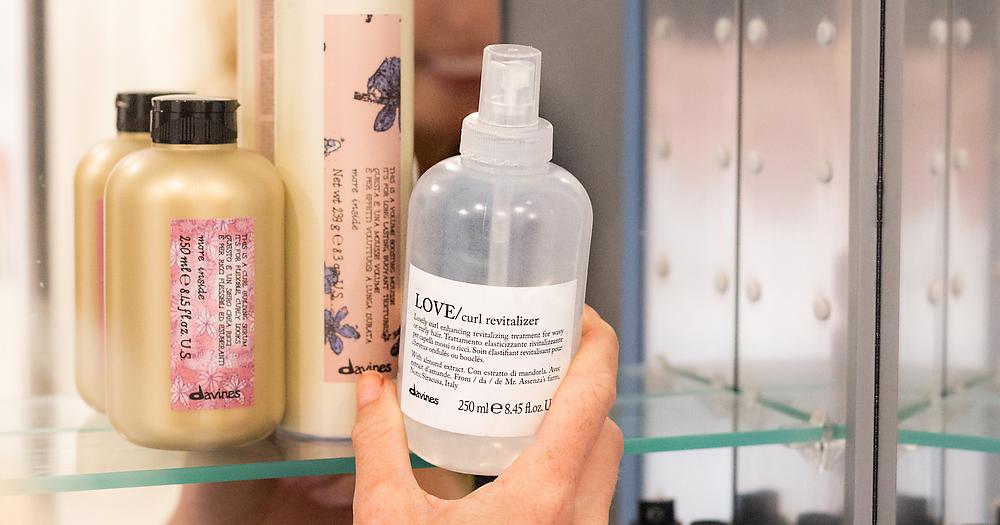 curly hair products Davines