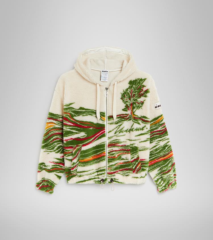 L. POLAR FLEECE FZ HOODIE MADAME