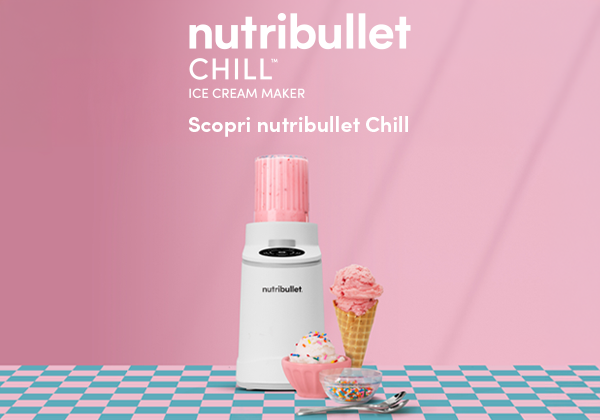 Nutribullet Chill Ice Cream Maker: gelatiera con 5 programmi