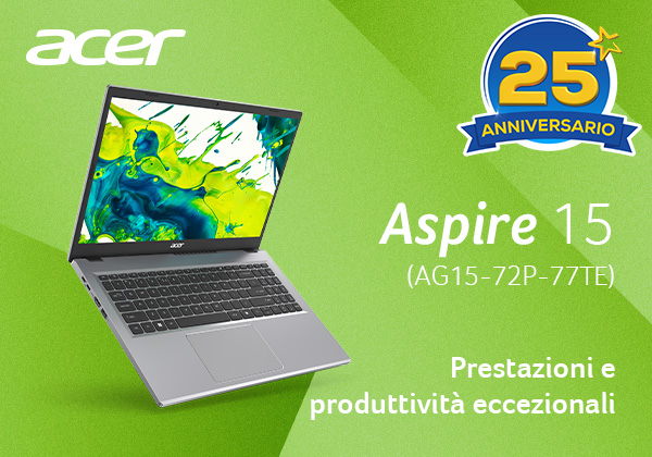 Acer Aspire 15: il notebook pensato per studio, lavoro e tempo libero