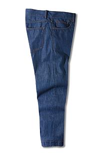 Slim-fit cotton five-pocket denim trousers